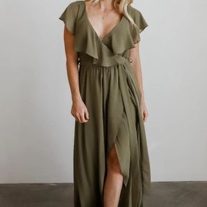 Baltic Born Katya Dress Dusty Olive (S)